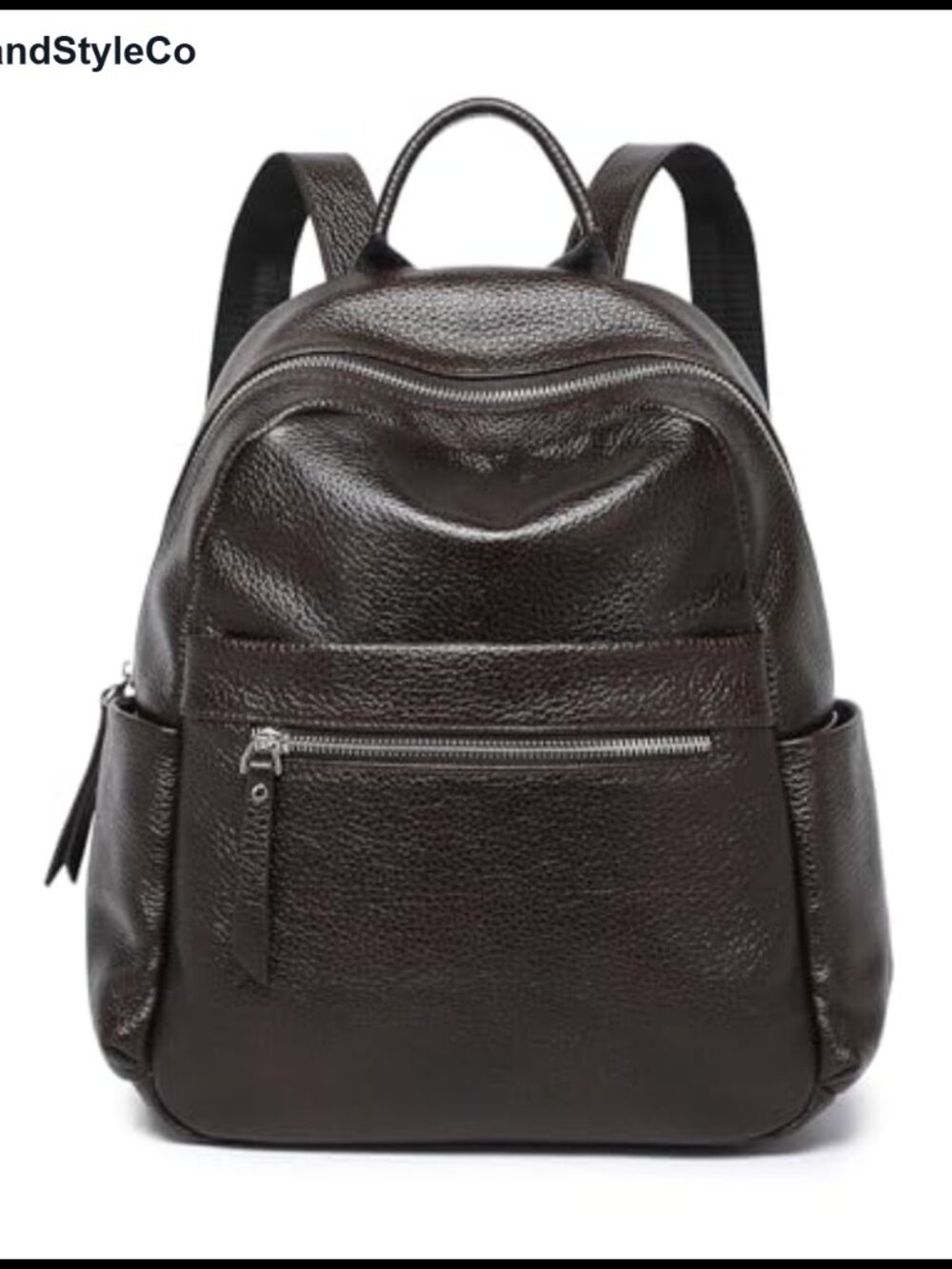 Genuine Leather Backpack Purse for Women Top Grain Work Travel